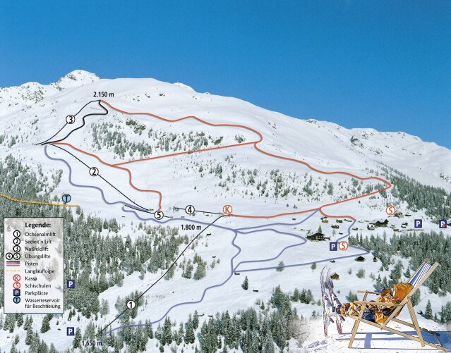 Emberger Alm sítérképe