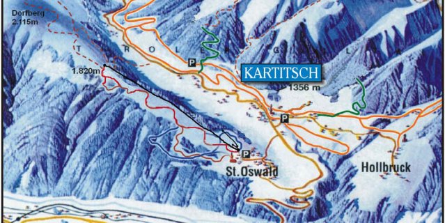 Kartitsch sítérképe