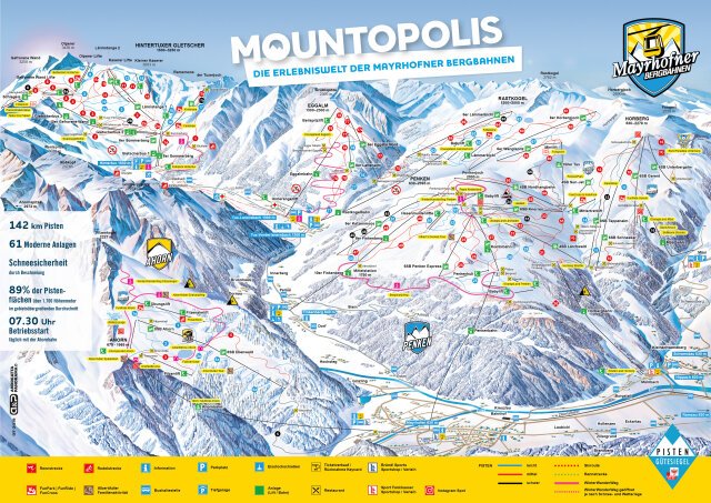 Mayrhofen - Zillertal sítérképe