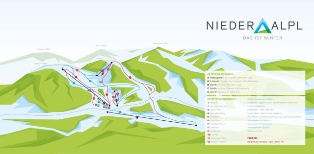 Niederalpl sítérképe