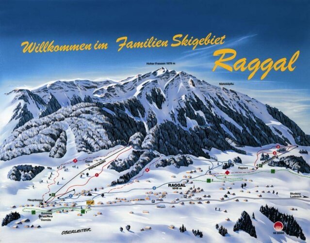 Raggal sítérképe