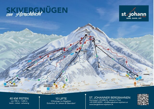 St. Johann in Tirol sítérképe