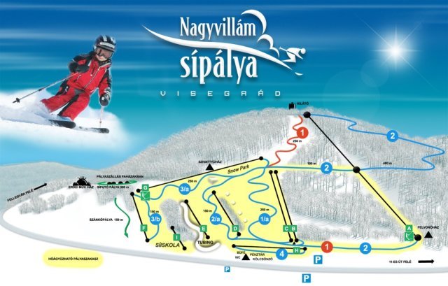 Visegrád sítérképe
