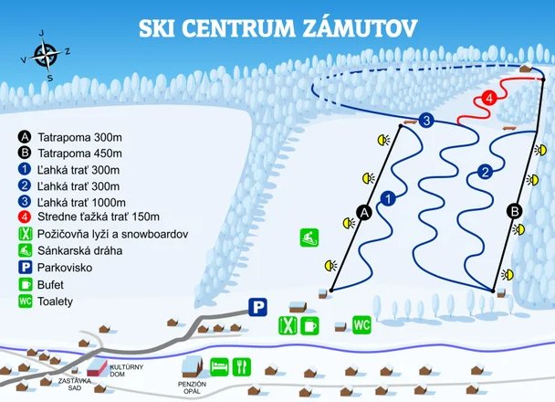 Zámutov sítérképe